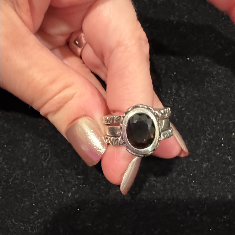 Silpada Smokey quartz ring